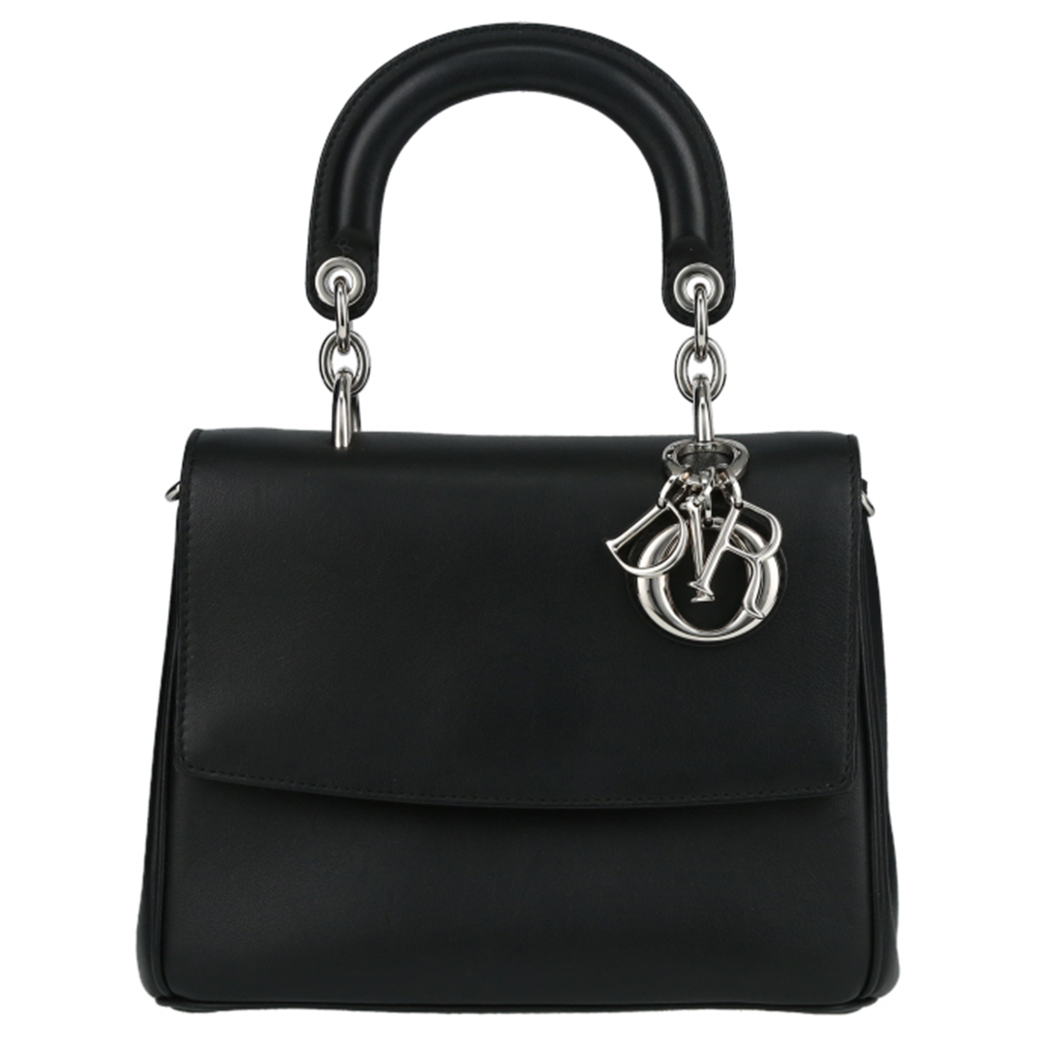 Borsa a tracolla Dior  Be Dior mini  in pelle nera - Detail D2
