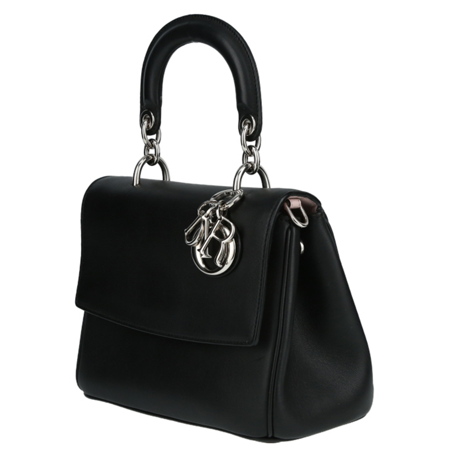 Borsa a tracolla Dior  Be Dior mini  in pelle nera - Detail D3