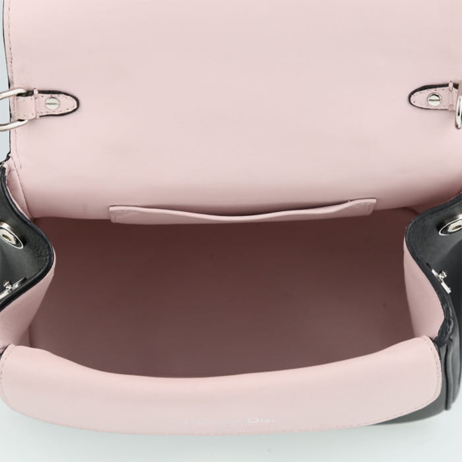 Borsa a tracolla Dior  Be Dior mini  in pelle nera - Detail D8