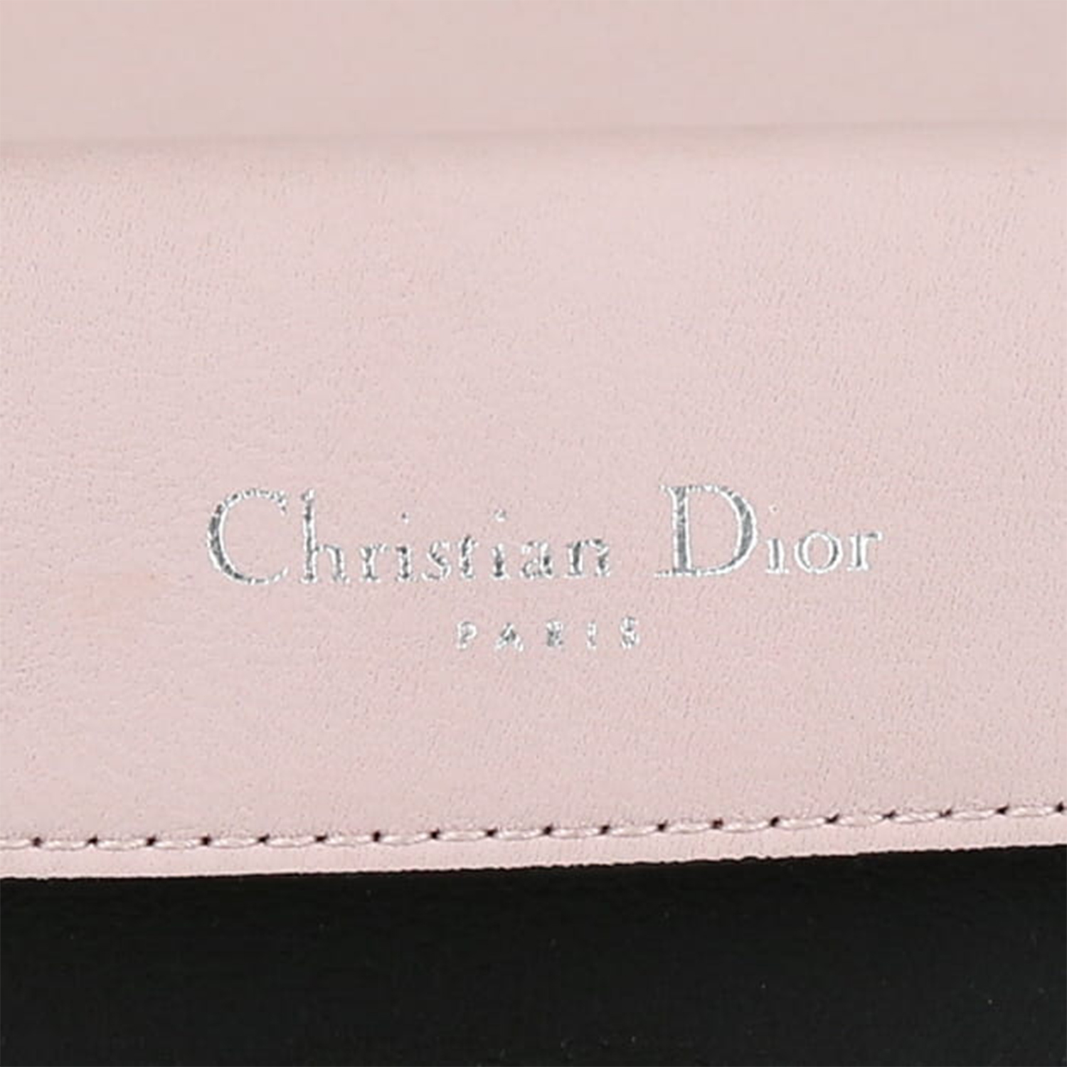 Borsa a tracolla Dior  Be Dior mini  in pelle nera - Detail D9