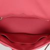 Sac bandoulière Hermès  Berline petit modèle  en cuir Swift Rose Lipstick - Detail D8 thumbnail
