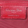 Sac cabas Dior  Shopping en toile cannage bordeaux et cuir bordeaux - Detail D3 thumbnail
