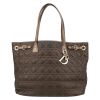 Dior  Shopping handbag  in khaki leather cannage - Detail D2 thumbnail