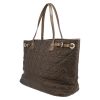 Dior  Shopping handbag  in khaki leather cannage - Detail D5 thumbnail
