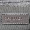 Borsa Chanel  Timeless Classic modello medio  in tela trapuntata nera e jersey grigio - Detail D3 thumbnail