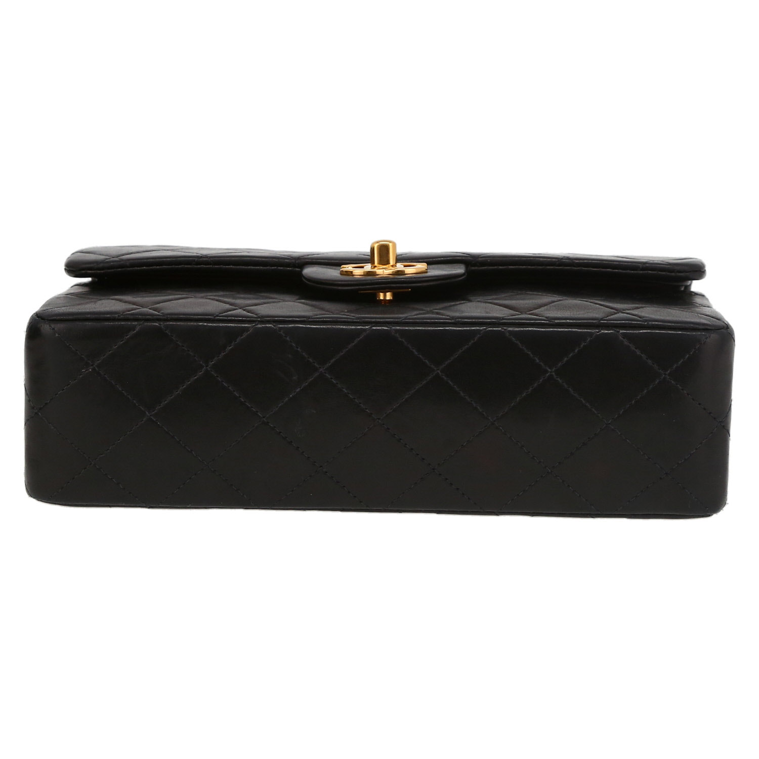 Sac à main Chanel  Timeless Petit petit modèle  en cuir matelassé noir - Detail D4