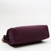 Hermès  Herbag bag worn on the shoulder or carried in the hand  in purple canvas  and natural Hunter cowhide - Detail D5 thumbnail