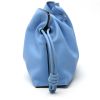Loewe  Flamenco Knot  shoulder bag  in blue leather - Detail D5 thumbnail