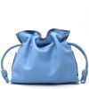 Loewe  Flamenco Knot  shoulder bag  in blue leather - Detail D7 thumbnail