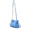 Loewe  Flamenco Knot  shoulder bag  in blue leather - Detail D8 thumbnail