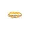 Cartier Love pavé ring in yellow gold and diamonds - 00pp thumbnail