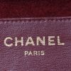 Chanel  Mademoiselle bag worn on the shoulder or carried in the hand  in burgundy quilted suede - Detail D3 thumbnail