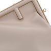 Fendi  First medium model  shoulder bag  in beige leather - Detail D1 thumbnail