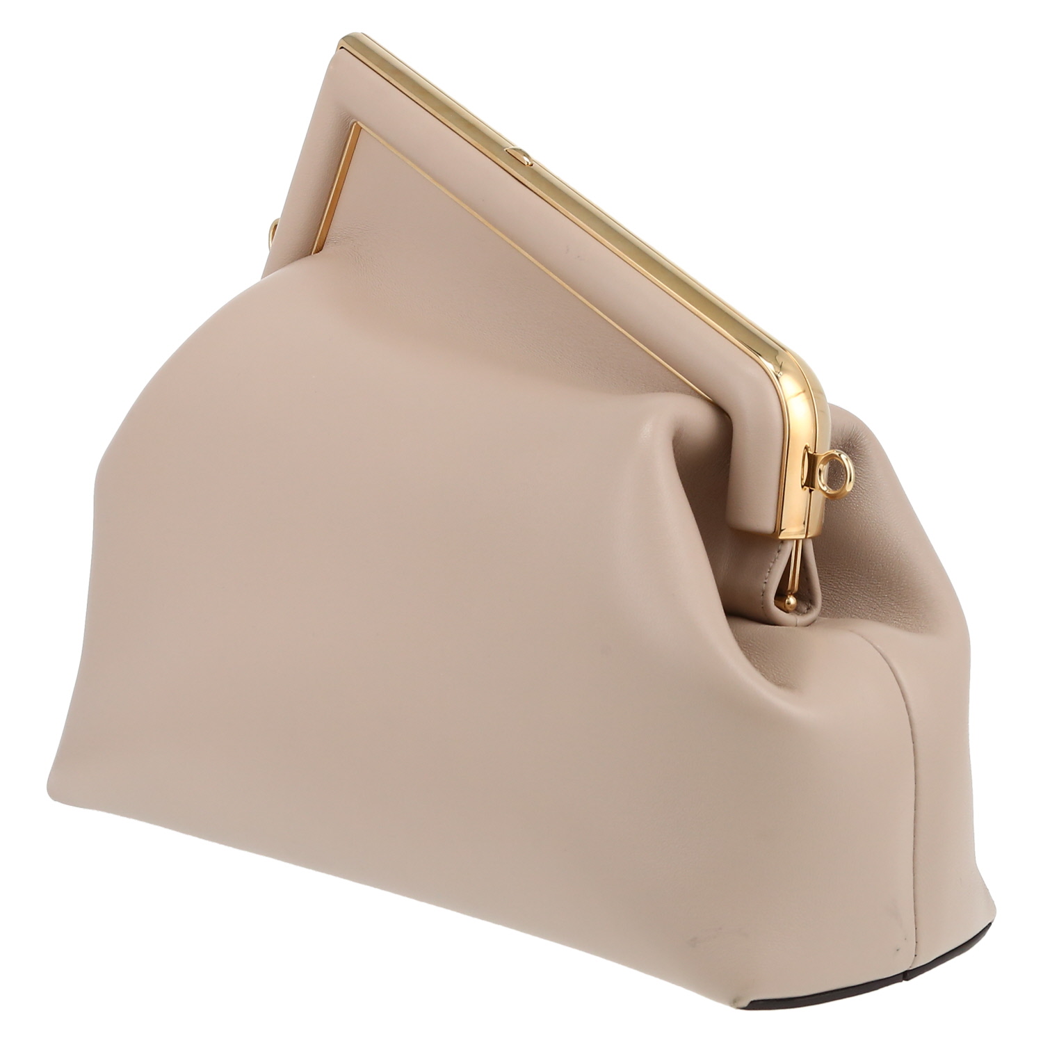 Borsa a tracolla Fendi  First modello medio  in pelle beige - Detail D5