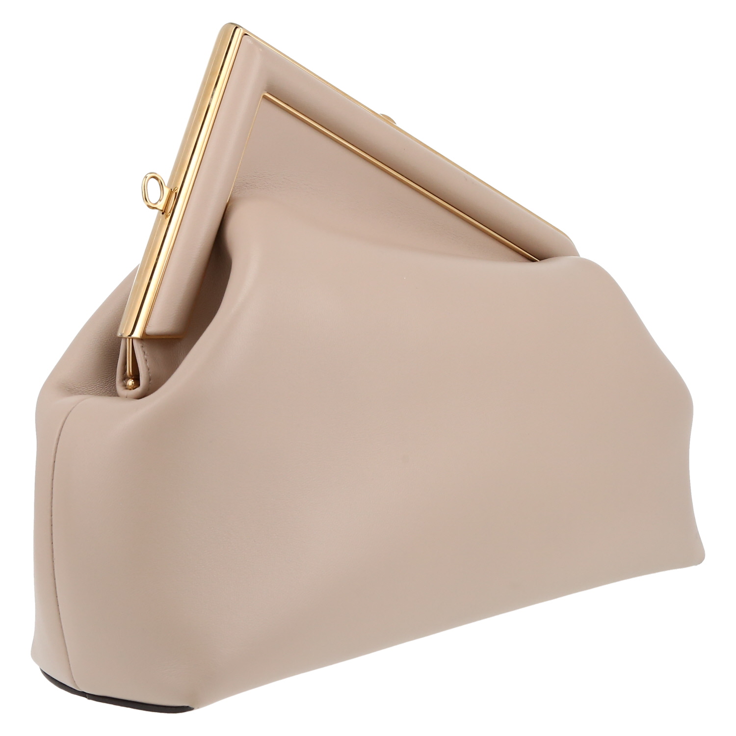 Bolso bandolera Fendi  First modelo mediano  en cuero beige - Detail D6