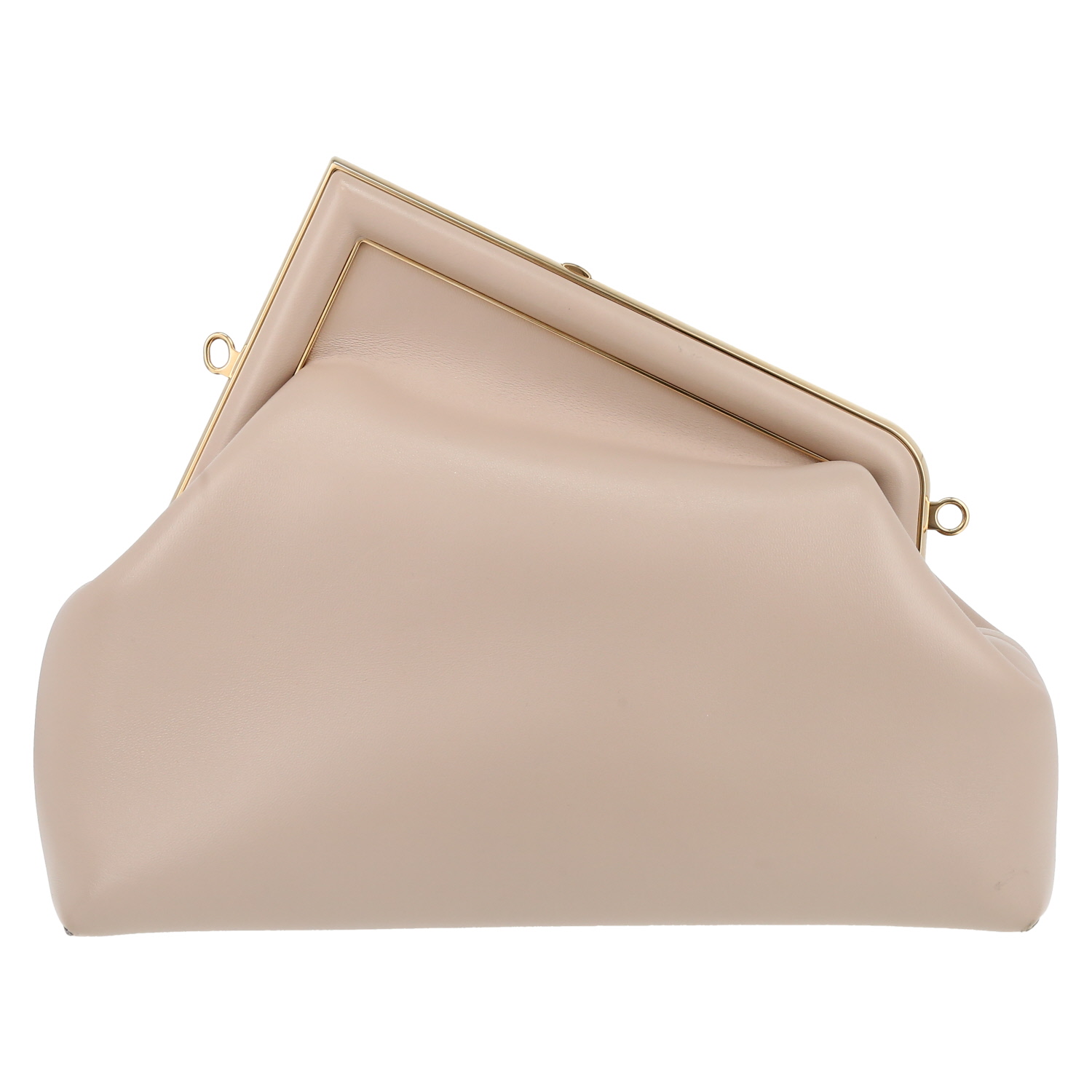 Fendi  First medium model  shoulder bag  in beige leather - Detail D7