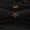 Borsa/pochette Hermès  Faco in coccodrillo marino marrone - Detail D9 thumbnail