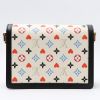 Louis Vuitton  Dauphine handbag  in white Game On monogram canvas  and black leather - Detail D7 thumbnail