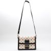 Louis Vuitton  Dauphine handbag  in white Game On monogram canvas  and black leather - Detail D8 thumbnail