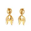 Vintage  earrings in yellow gold - 00pp thumbnail