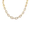 Vintage  necklace in yellow gold and diamonds - 00pp thumbnail
