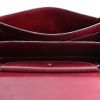 Bolso de mano Hermès  Cordeliere en cuero box color burdeos - Detail D2 thumbnail