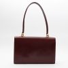 Hermès  Cordeliere handbag  in burgundy box leather - Detail D7 thumbnail