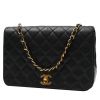 Chanel  Mademoiselle bag worn on the shoulder or carried in the hand  in black quilted leather - 00pp thumbnail