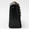 Chanel  Mademoiselle bag worn on the shoulder or carried in the hand  in black quilted leather - Detail D6 thumbnail