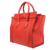 Celine  Luggage medium model  handbag  in red leather - Detail D5 thumbnail