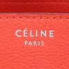 Borsa Celine  Luggage modello medio  in pelle rossa - Detail D9 thumbnail