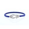 Bracciale Fred Force 10 modello grande in oro bianco e diamanti - 360 thumbnail