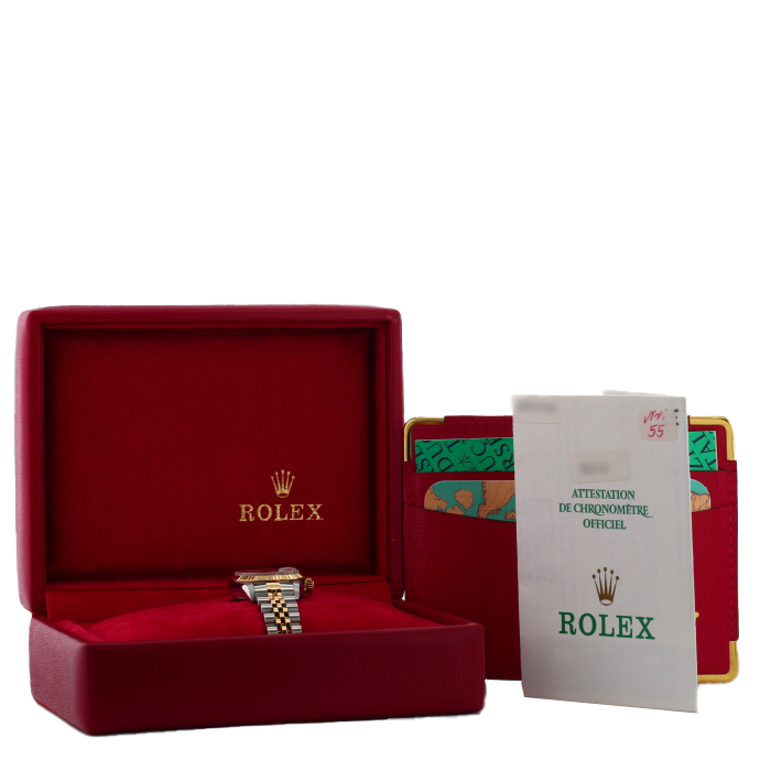 Reloj Rolex Datejust Lady de oro y acero Ref: Rolex - 69173  Circa 1998 - Detail D2