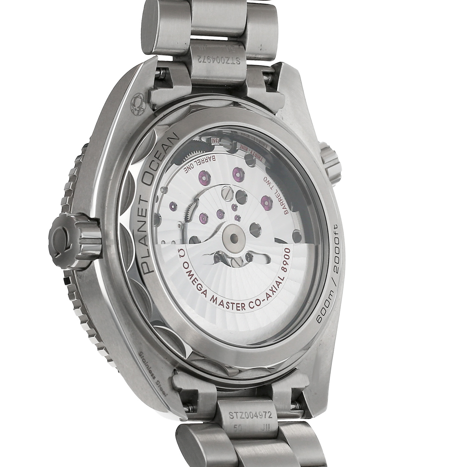 Omega Seamaster Planet Ocean 600 M  in stainless steel Ref: Omega - 215.30.44.21.01.001  Circa 2010 - Detail D3