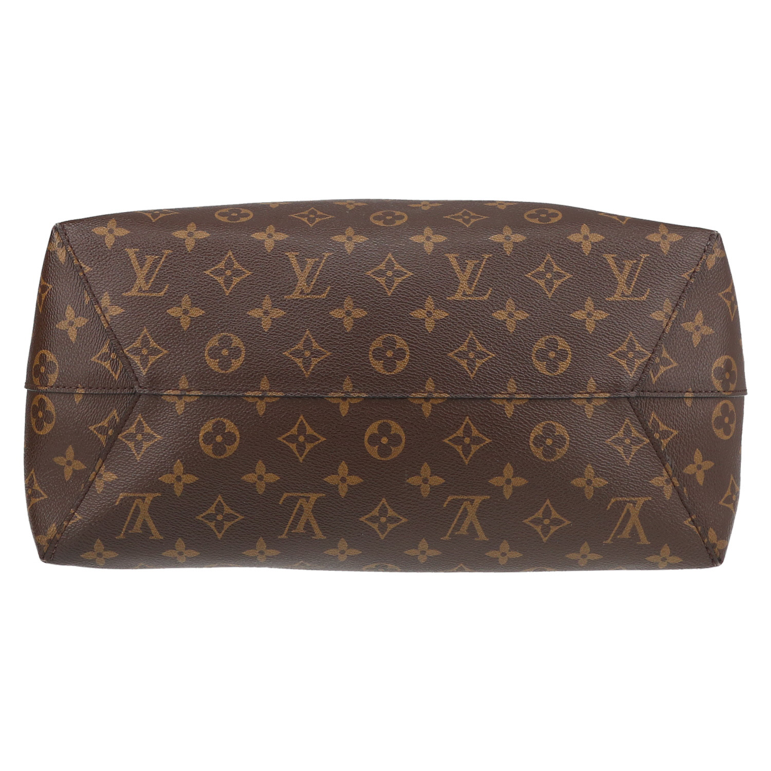 Sac cabas Louis Vuitton  Flower Hobo en toile monogram et cuir noir - Detail D4