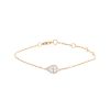 Messika Joy bracelet in pink gold and diamonds - 00pp thumbnail