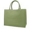 Dior  Book Tote shopping bag  in green leather - 00pp thumbnail