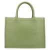 Dior  Book Tote shopping bag  in green leather - Detail D2 thumbnail