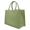 Dior  Book Tote shopping bag  in green leather - Detail D3 thumbnail