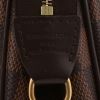 Louis Vuitton  Eva shoulder bag  in ebene damier canvas  and brown leather - Detail D9 thumbnail