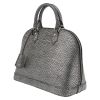 Louis Vuitton  Alma small model  handbag  in silver epi leather - Detail D3 thumbnail