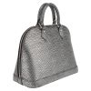 Louis Vuitton  Alma small model  handbag  in silver epi leather - Detail D6 thumbnail