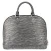 Louis Vuitton  Alma small model  handbag  in silver epi leather - Detail D7 thumbnail