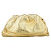 Bottega Veneta  Pouch handbag/clutch  in gold leather - Detail D2 thumbnail