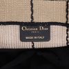 Shopping bag Dior  Book Tote in tela nera e beige - Detail D9 thumbnail