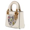 Dior  Lady Dior Edition Limitée Niki de Saint Phalle handbag  in white leather - Detail D3 thumbnail