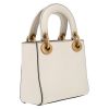 Dior  VERSACE JEANS COUTURE LOGO BACKPACK Niki de Saint Phalle handbag  in white leather - Detail D6 thumbnail