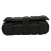 Bottega Veneta  Padded Cassette shoulder bag  in black intrecciato leather - Detail D4 thumbnail