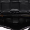 Bottega Veneta  Padded Cassette shoulder bag  in black intrecciato leather - Detail D8 thumbnail