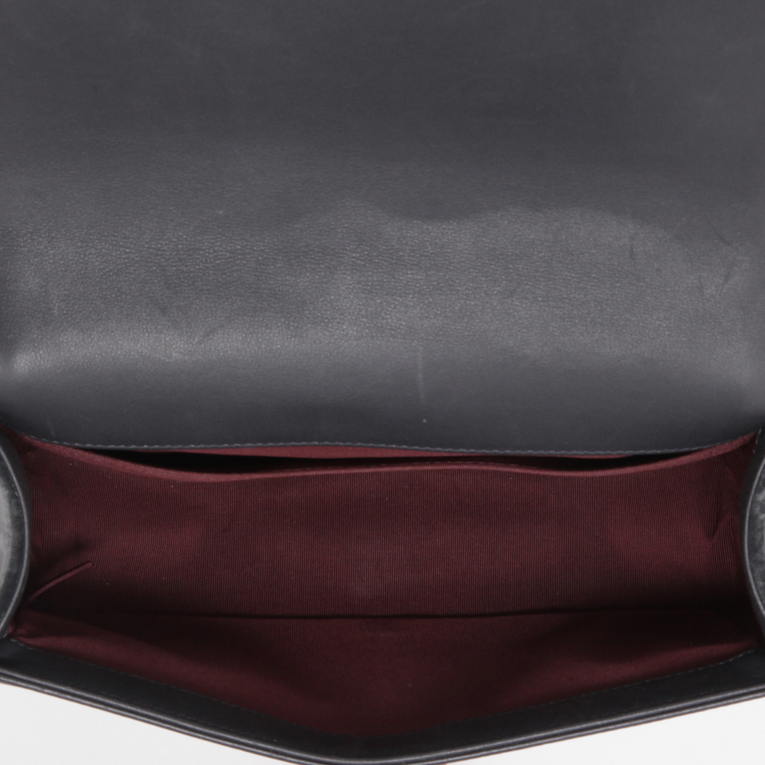 Chanel Boy shoulder bag in grey quilted velvet - Detail D8